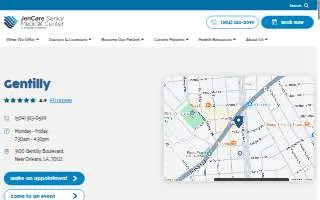Medical Center of Gentilly website