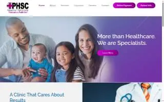 Primary Health Services Center website