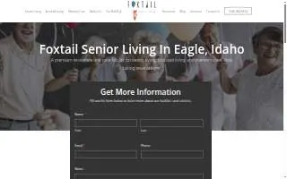 Foxtail assisted living chinden website