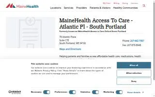 MaineHealth Access to Care - Atlantic Place - South Portland website