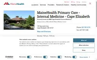 MaineHealth Primary Care - Internal Medicine - Cape Elizabeth website