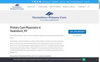 Owensboro Primary Care website