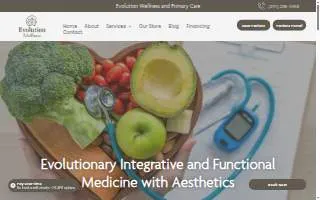 Evolution Wellness & Primary Care website
