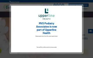 MVS Podiatry Associates - Greenbelt website