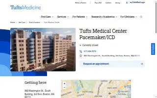Tufts Medical Center Pacemaker/ICD website