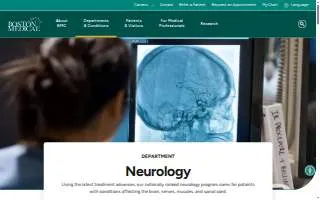 Neurology at Boston Medical Center website