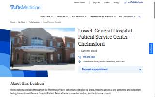 Lowell General Hospital Patient Service Center – Chelmsford