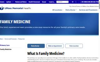 UMass Memorial Medical Center Family Medicine