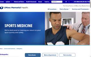 UMass Memorial Medical Center Sports Medicine