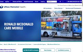 UMass Memorial Ronald McDonald Care Mobile