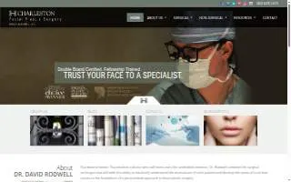 Charleston Facial Plastic Surgery website