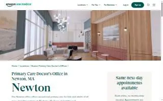 One Medical Primary Care Clinic - Newton website