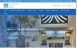 Scandinavian Living Center of Newton website