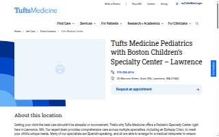 Tufts Medicine Pediatrics with Boston Children’s Specialty Center – Lawrence