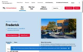 Children's National Frederick