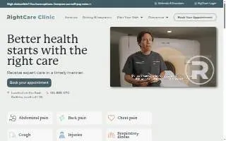 RightCare Clinic of Grand Rapids website