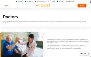 Mary Free Bed Medical Group website