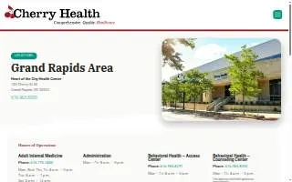 Cherry Health - Heart of the City Adult Medicine website