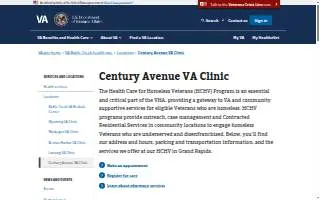 Century Avenue VA Clinic website