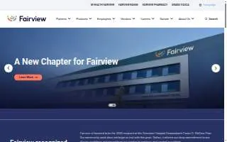 Fairview Health Services of Minneapolis website