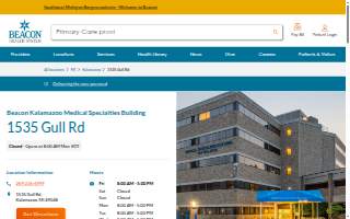 Beacon Kalamazoo Medical Specialties Building