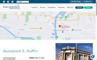 Great Lake Bay Health Center Roosevelt S. Ruffin website