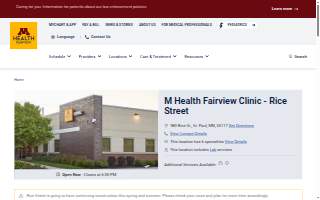 M Health Fairview Clinic - Rice Street