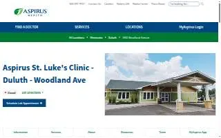 Aspirus St. Luke's Clinic - Duluth - Woodland Ave website