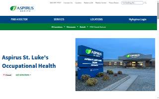 Aspirus St. Luke's Occupational Health
