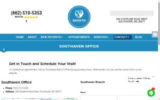 Desoto Family Care Clinic of Southaven website