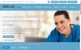 Horn Lake Family Practice website