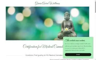 Green Aura Wellness website