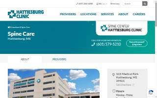 Hattiesburg Clinic Spine Center