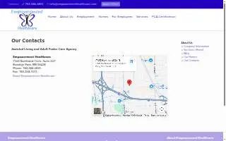 Empowerment Healthcare website