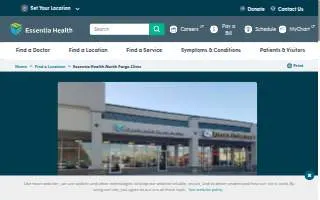 Essentia Health-North Fargo Clinic website