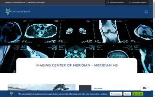 Imaging Center of Meridian website