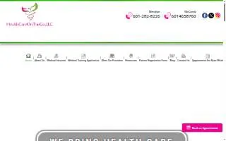 Healthcareonthego website