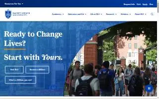 Saint Louis University Student Health website