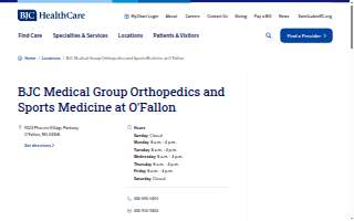 BJC Medical Group Orthopedics and Sports Medicine at O'Fallon