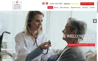 Open Door Medical Clinic website
