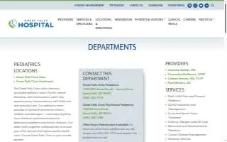Pediatric Walk-In Clinic website