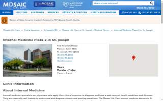 Mosaic Life Care at St. Joseph - Internal Medicine Plaza 2