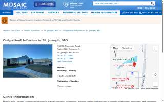 Mosaic Life Care at St. Joseph - Outpatient Infusion