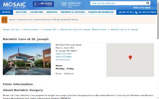 Mosaic Life Care at St. Joseph - Bariatric Care
