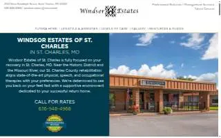 Windsor Estates of St. Charles website