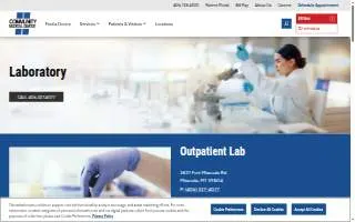 Community Outpatient Lab website