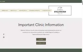 Montana Stillwater Health, PLLC website