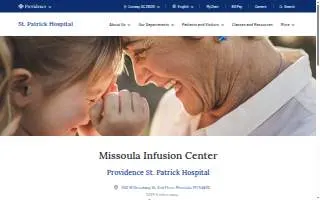 Infusion Center at Providence St. Patrick Hospital website