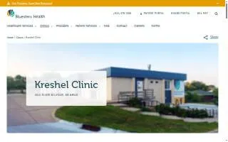 Bluestem Health - Kreshel Clinic website
