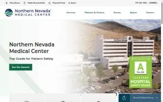 Northern Nevada Medical Center Rehab and Sports Medicine website